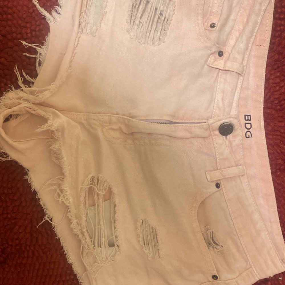 Pink jeansshorts